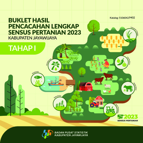 Buklet Hasil Pencacahan Lengkap Sensus Pertanian 2023 - Tahap I Kabupaten Jayawijaya
